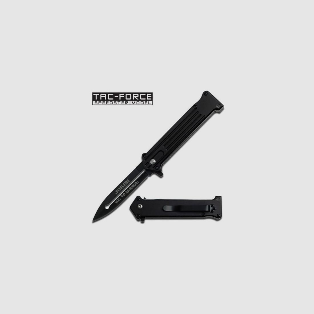 Tac Force Joker Movie Knife Black, image 1 sur 2
