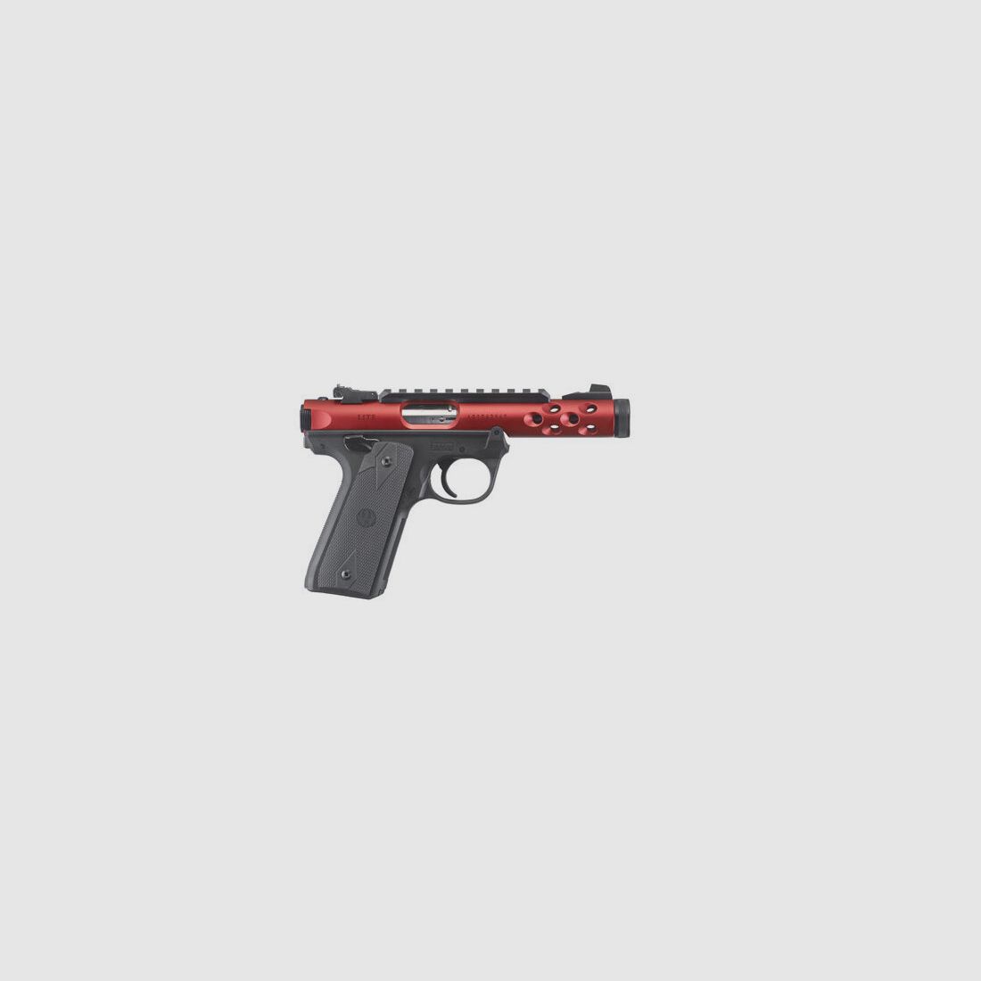 RUGER PISTOLE MARK IV 22/45 LITE .22 LR 4,4"/11,18CM ROT ANODIZED 1/2"-28 sofort verfügbar, Versand +25€