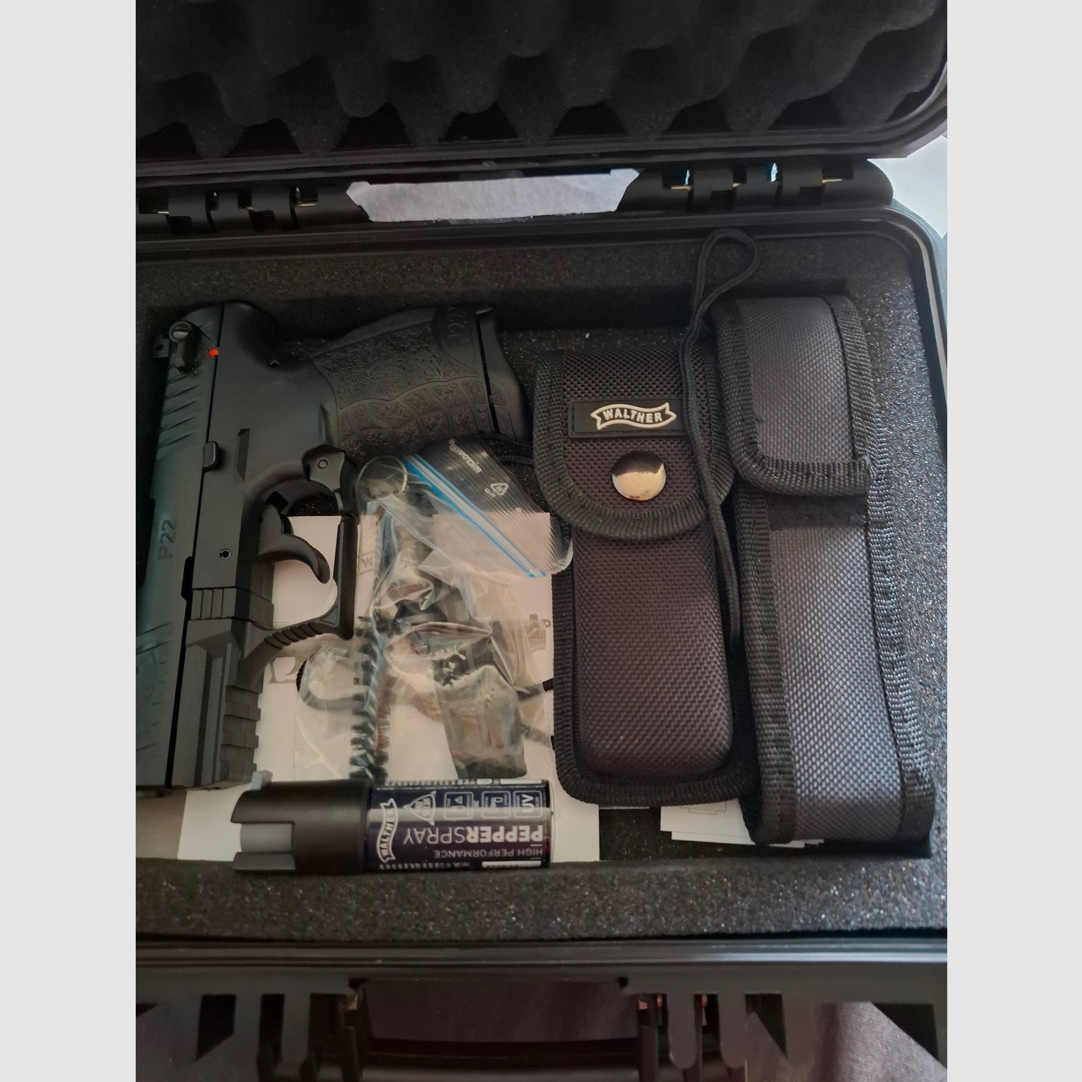 Walther P22Q Black R2D Set  "NEUWERTIG"