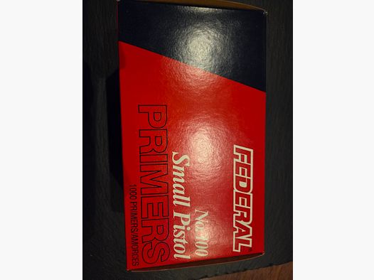 Federal No. 100 small pistol primers