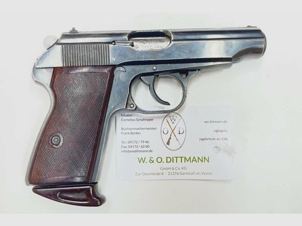 Walther pistol model without 9mm Browning K