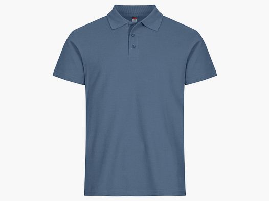 Clique Basic Polo Stahlblau