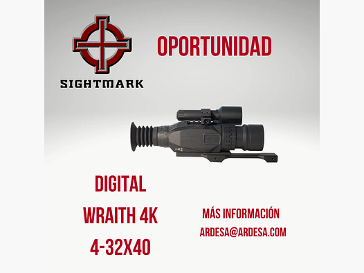 Telescopio Digitale Wraith 4K 4-32X40
