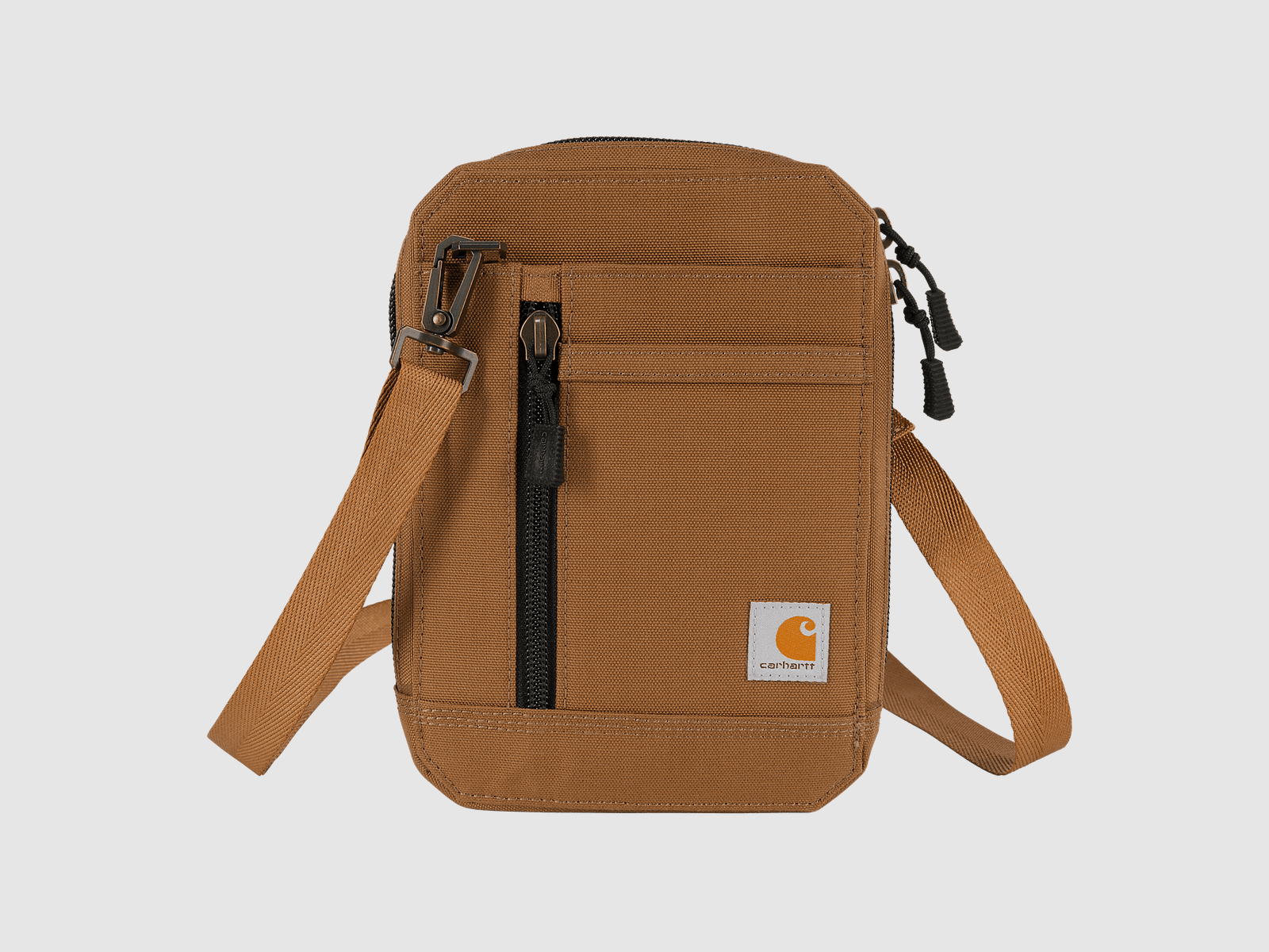 Carhartt Nylon Duck Crossbody Wallet Hommes Carhartt Marron