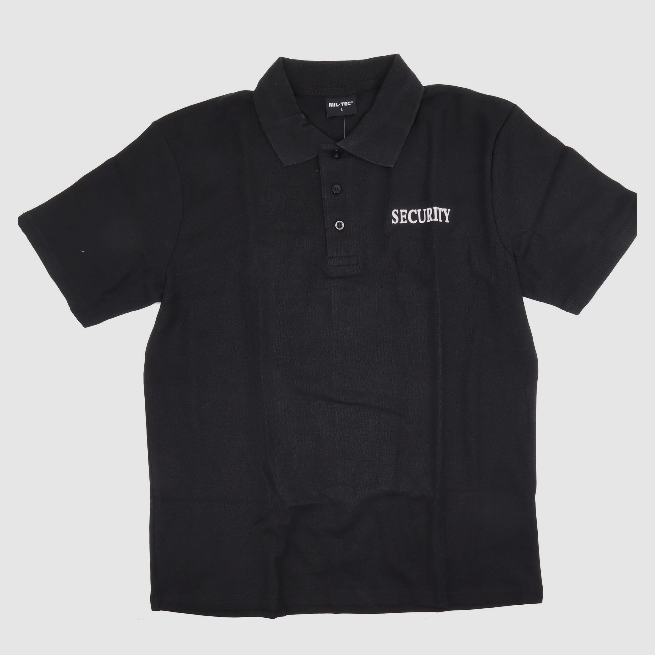 Security Poloshirt Schwarz - L