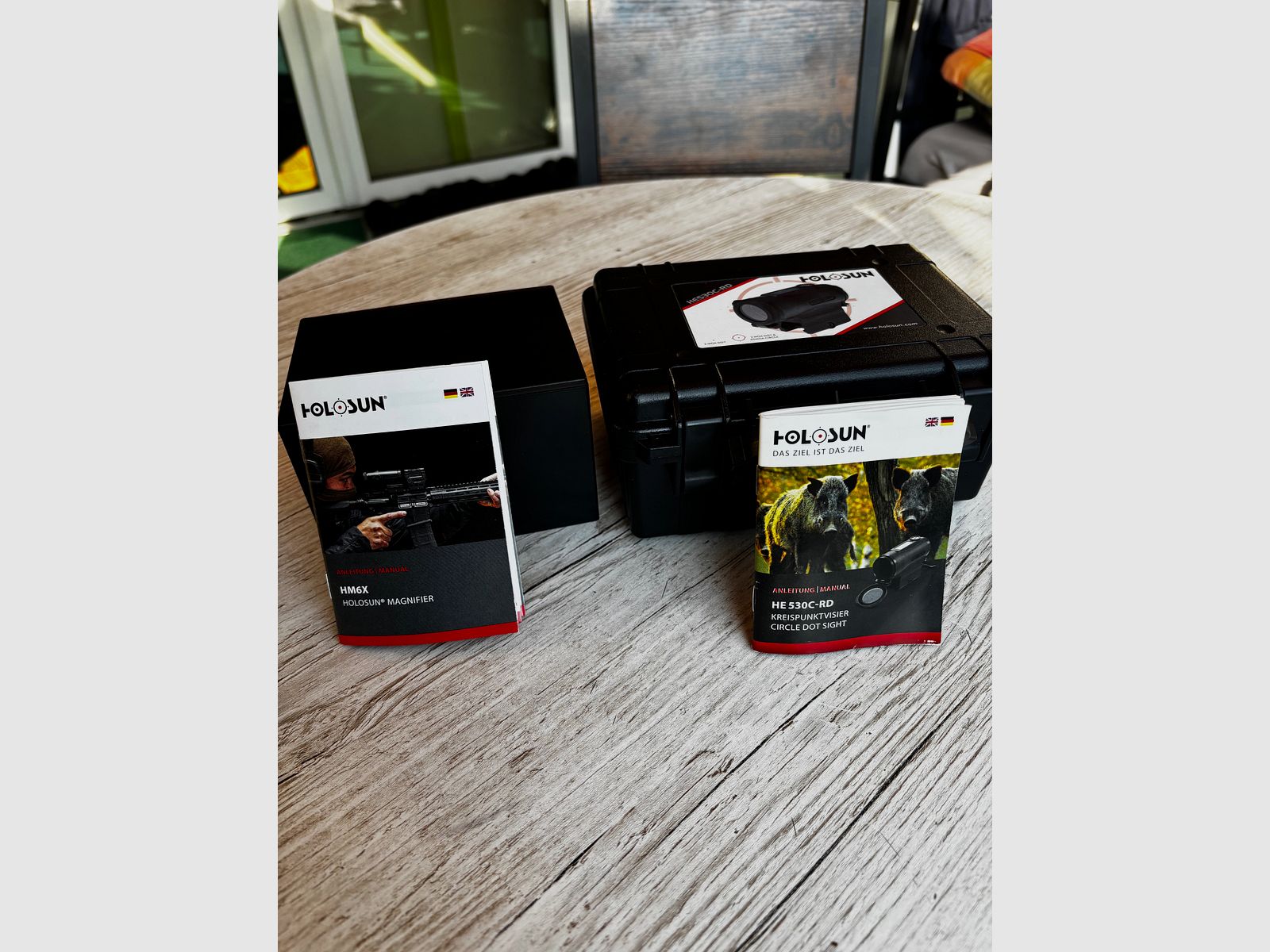 Huben K1 avec beaucoup d'accessoires.