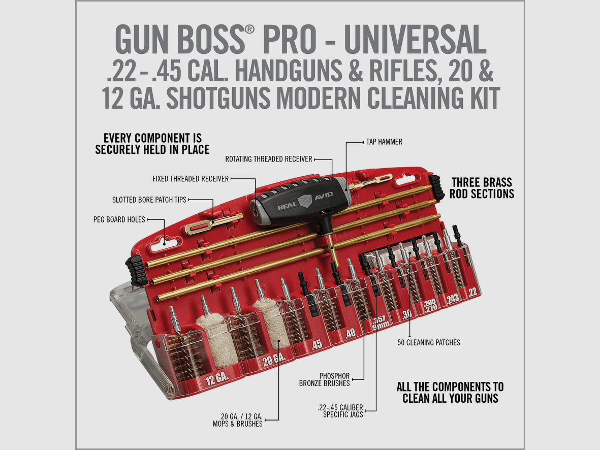 UNIVERSAL REINIGUNGSKIT – GUN BOSS PRO REAL AVID, Bild 1 von 6