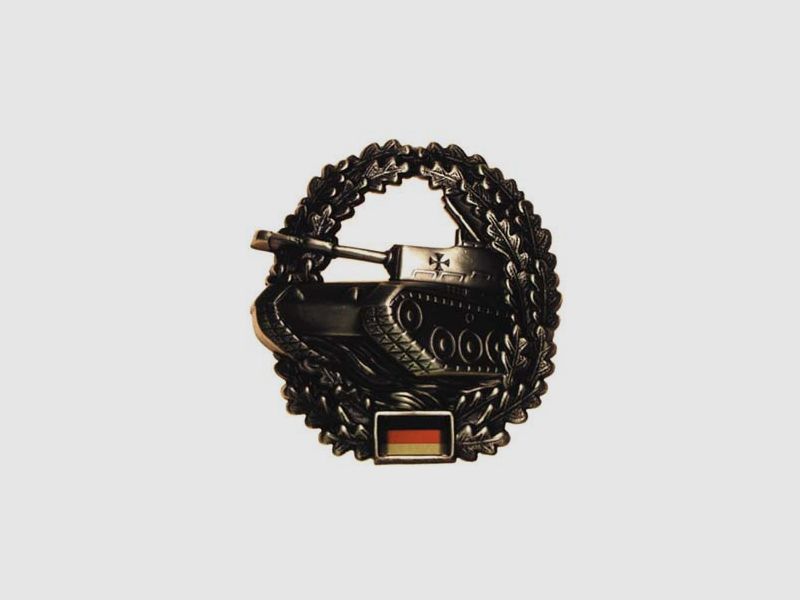 BW Barettabzeichen, Panzertruppe, Metall