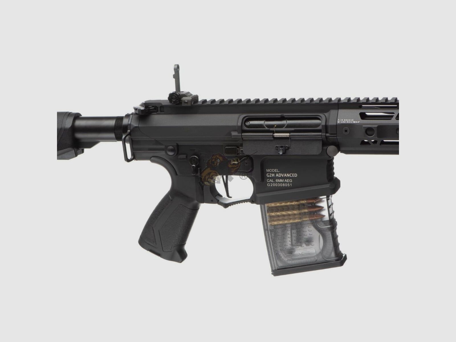 G&G TR16 SBR 308 Mk2 G2H mit ETU in Schwarz Airsoft S-AEG frei ab 18