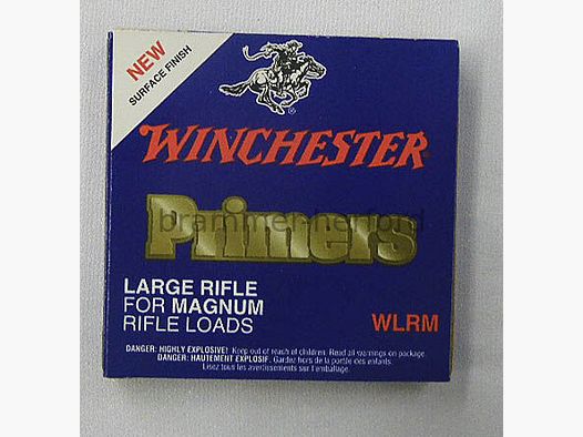 Winchester primers WLRM Large Rifle Magnum