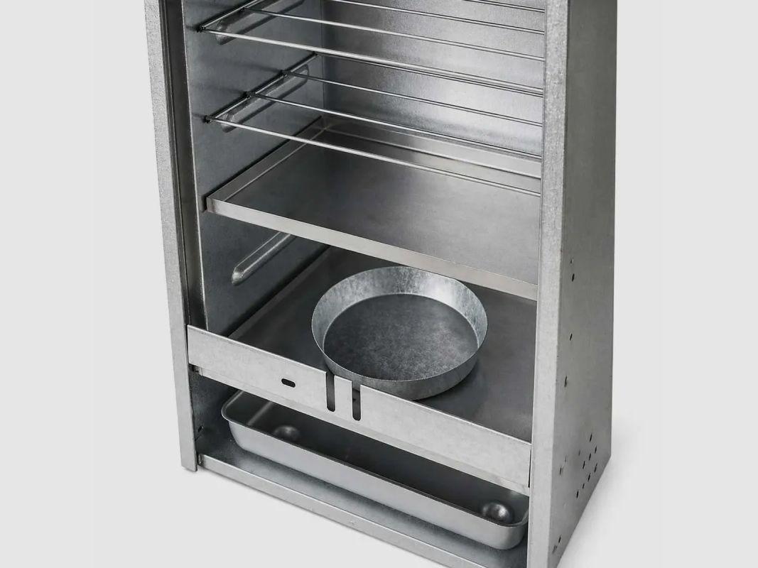 Peetz 52001 Smoker aus aluminisiertem Stahl 75 cm, Bild 11 von 14
