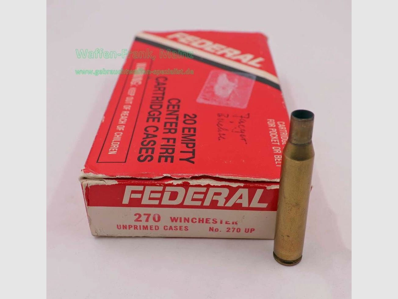 Federal / USA Étuis de Fusil Long, usagés Cal. .270 Winchester