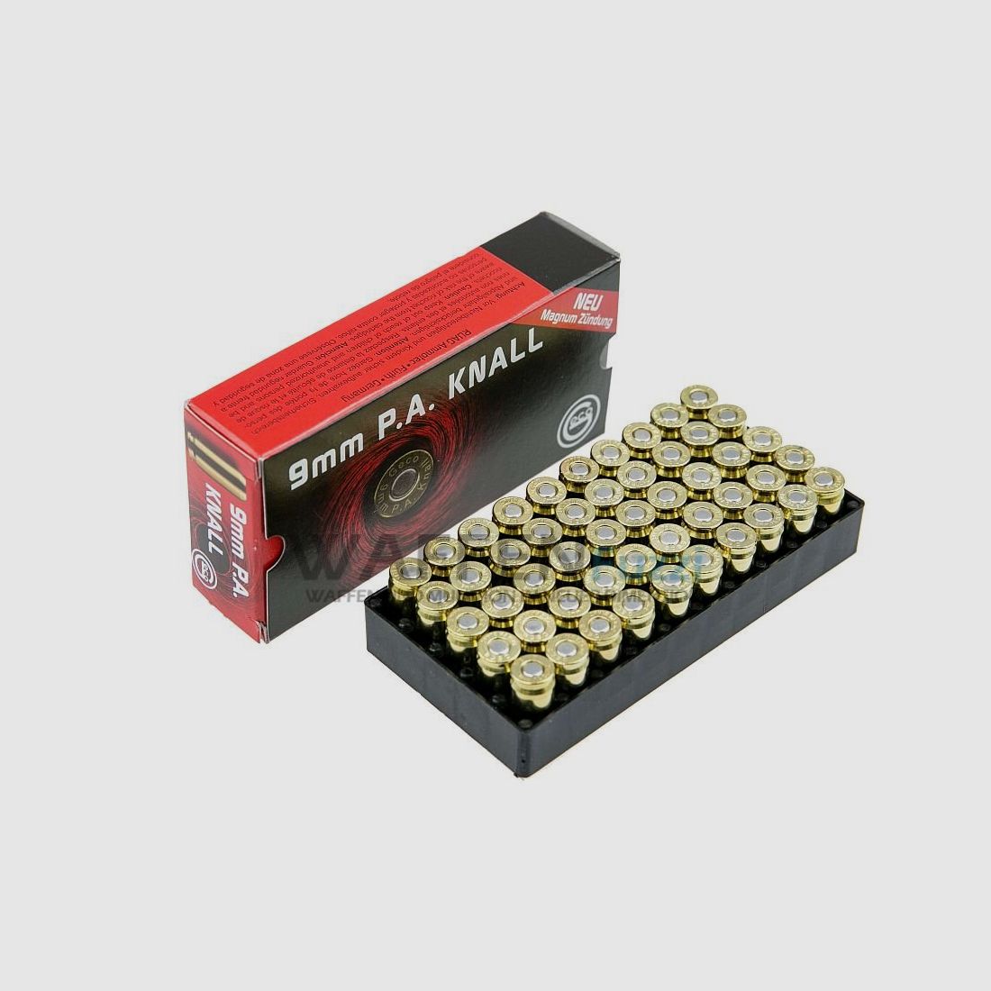 Geco 9 mm P.A. Blank 50 cartouches