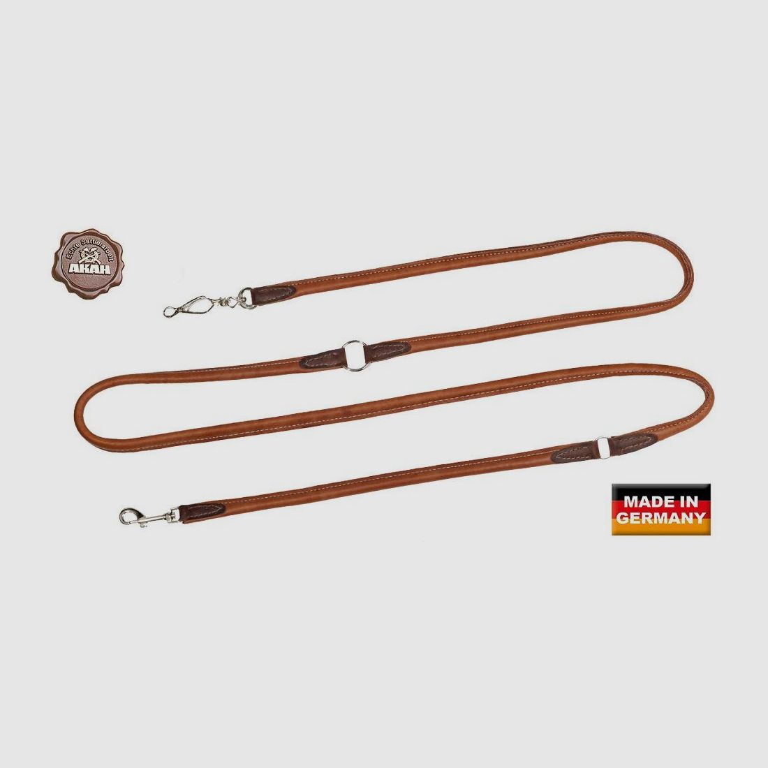 AKAH Umhängeleine aus Yak-Leder