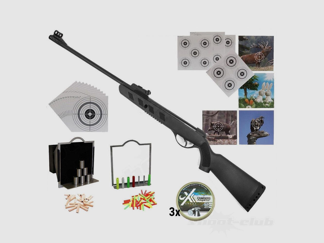 German Sport Gun GSG AN500 Super-Target-Set 4.5mm Diabolos