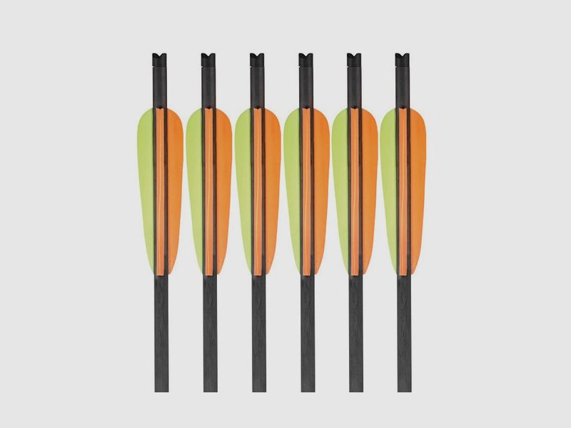 EK Carbon Carbonfaser-Pfeile, 30 Zoll, 6er-Pack
