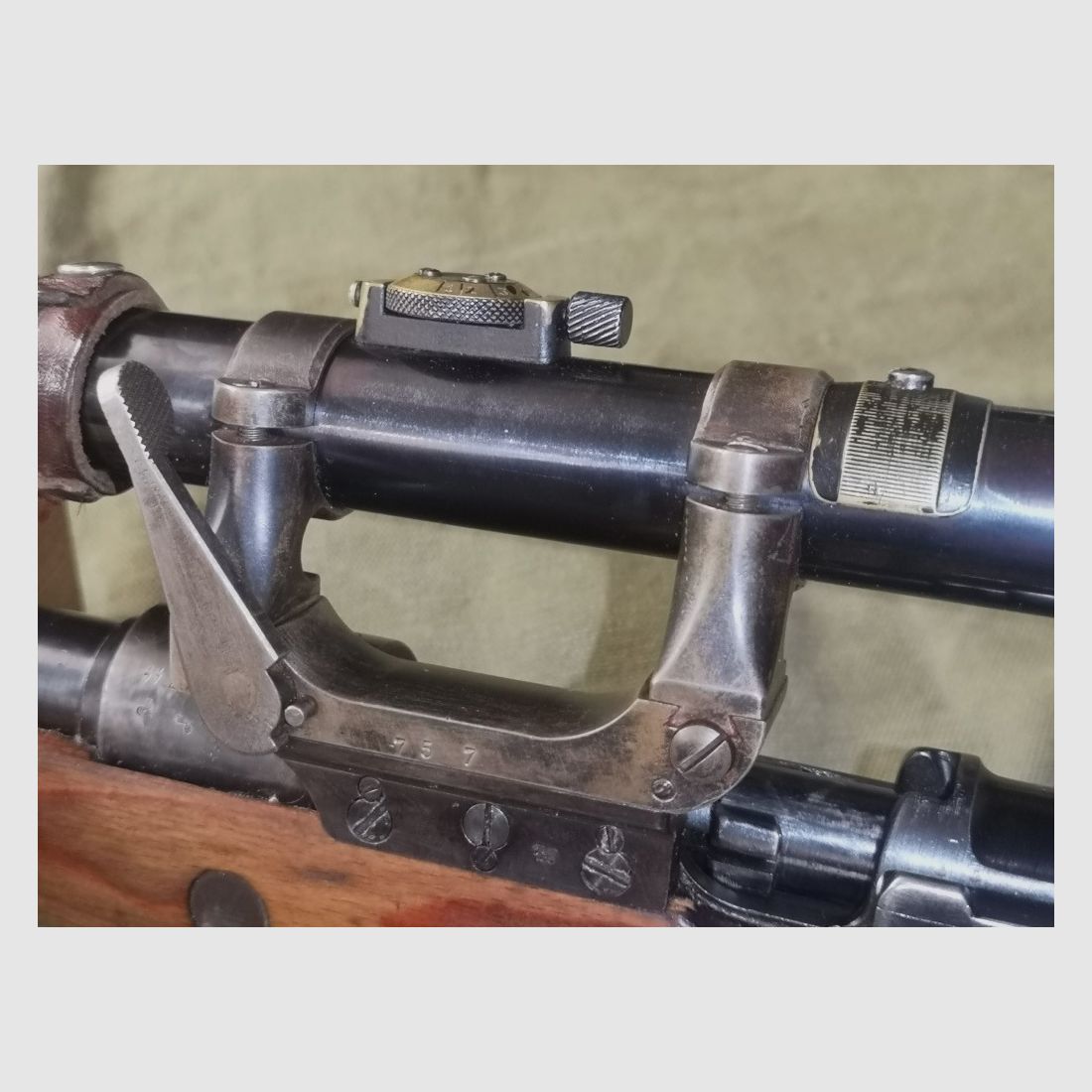 K98 SS-Scharfschützen mit Kahles Helio 4 Nummerngleich