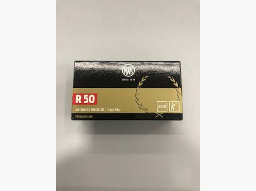 RWS CARTRIDGES 22LR R50 GR 40
