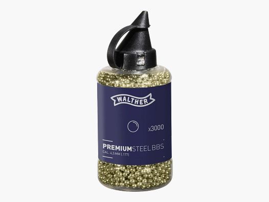 Billes en acier Walther BB 4,5 mm 3000 pièces