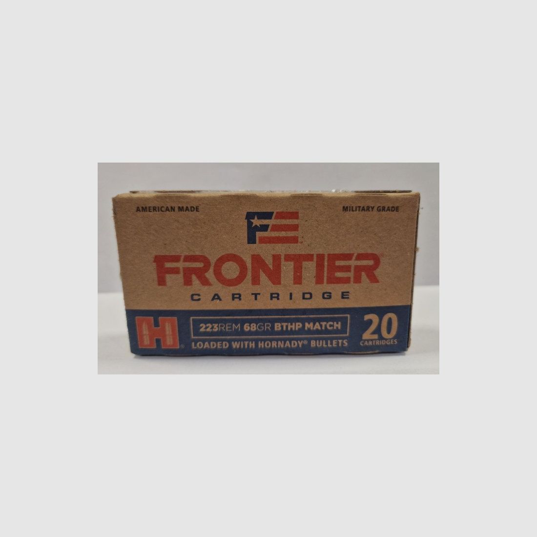 Hornady Ammunition 223 REM BTHP 68GR/4,41G, FR160 FRONTIER, image 1 of 2