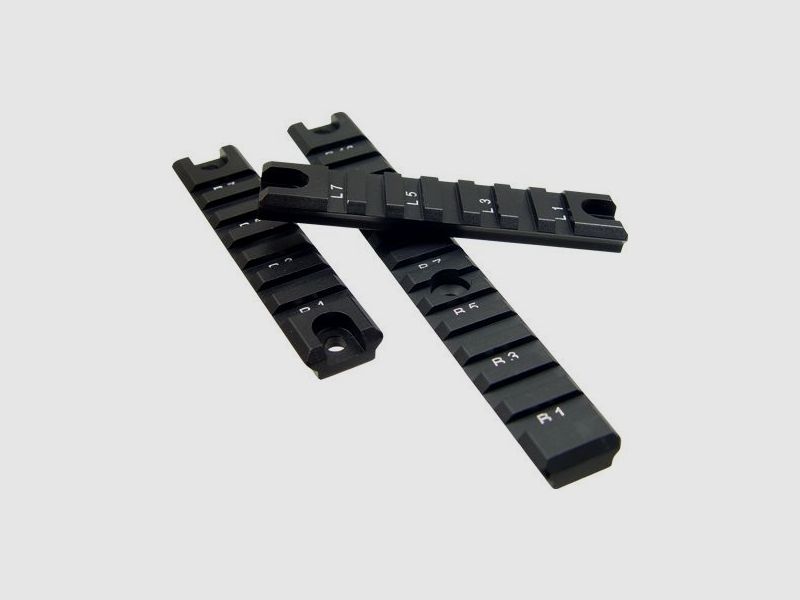 UTG G36 / HK243 rails Picatinny 1x long + 2x court