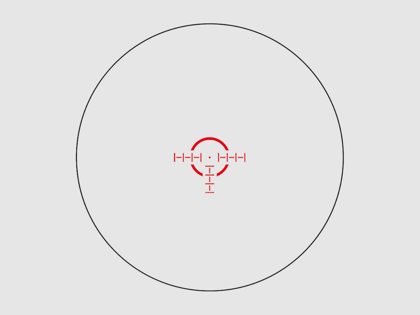 RITON 3 TACTIX 1-8X24 MOA BELEUCHTETES FADENKREUZ, Bild 8 von 9