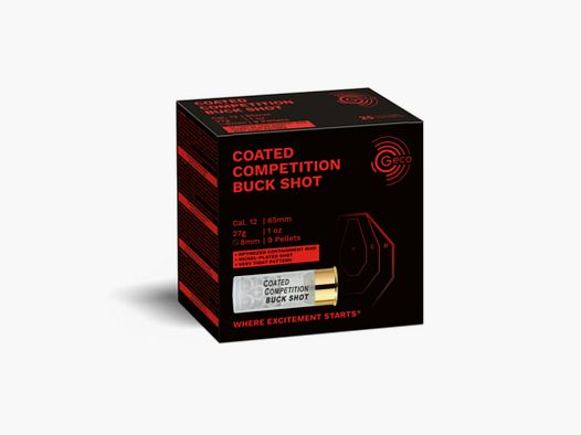 GECO beschichtete Wettkampf-Buckshot-Patronen