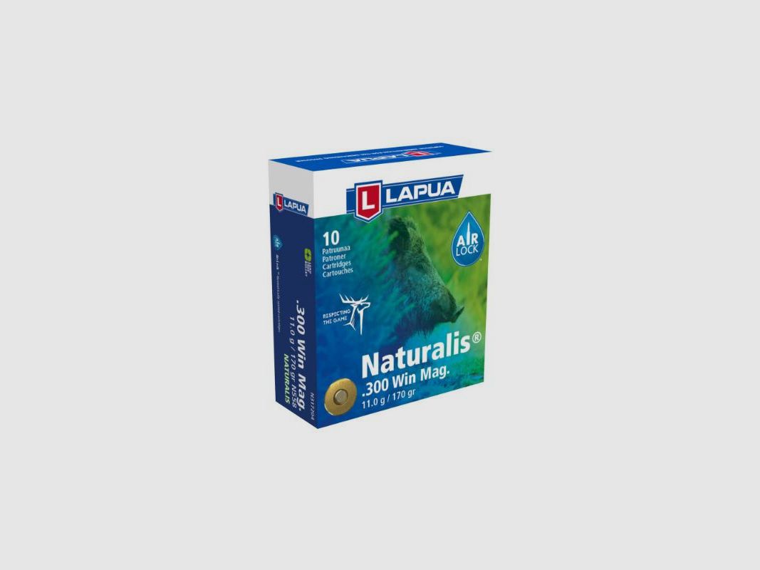 Lapua Naturalis 300 Win. Mag. - 11,0gram - 170grain - Blyfri, billede 1 af 2