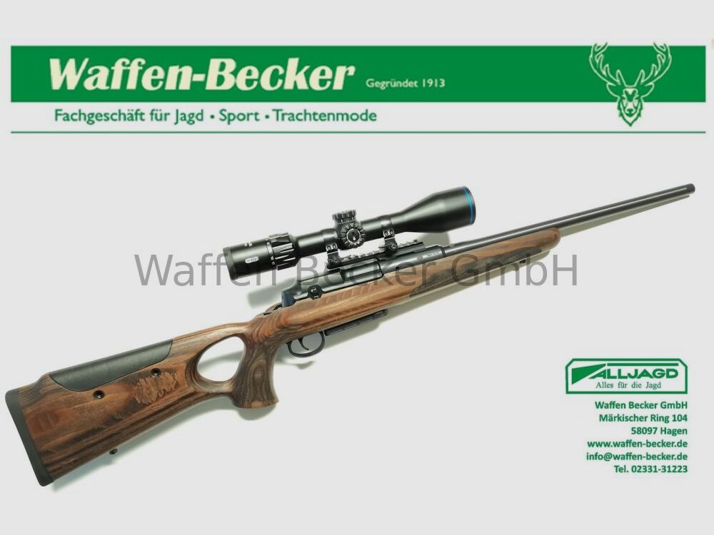 Mauser Mod. 25 Max Cal. .308Win. Carabine à répétition à gauche + Meopta MeoHunter 3-15x50