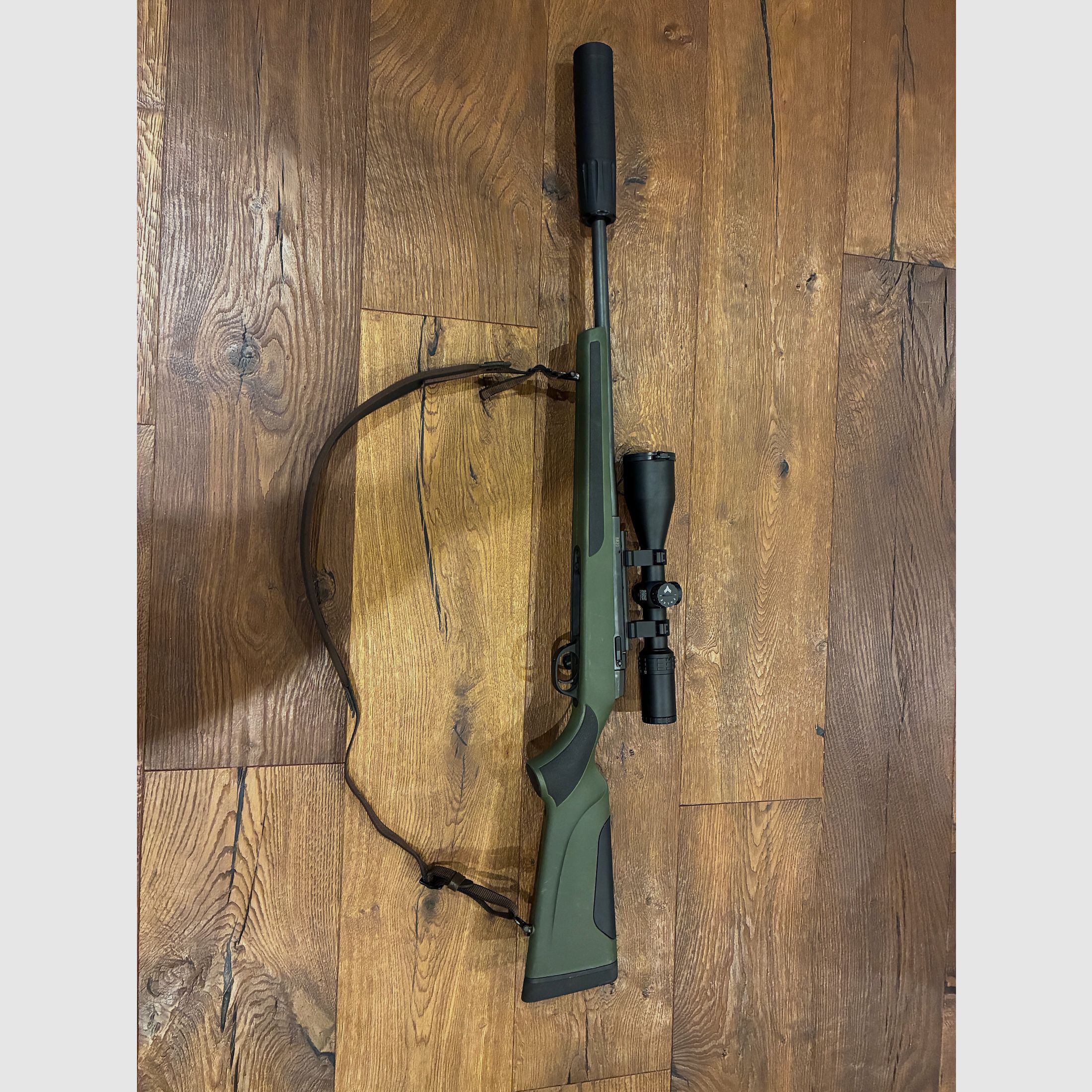 Brenner BR20 .308 Win. Polymer green + Silencer SD 21