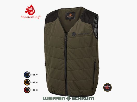Shooter King Heizweste Brown