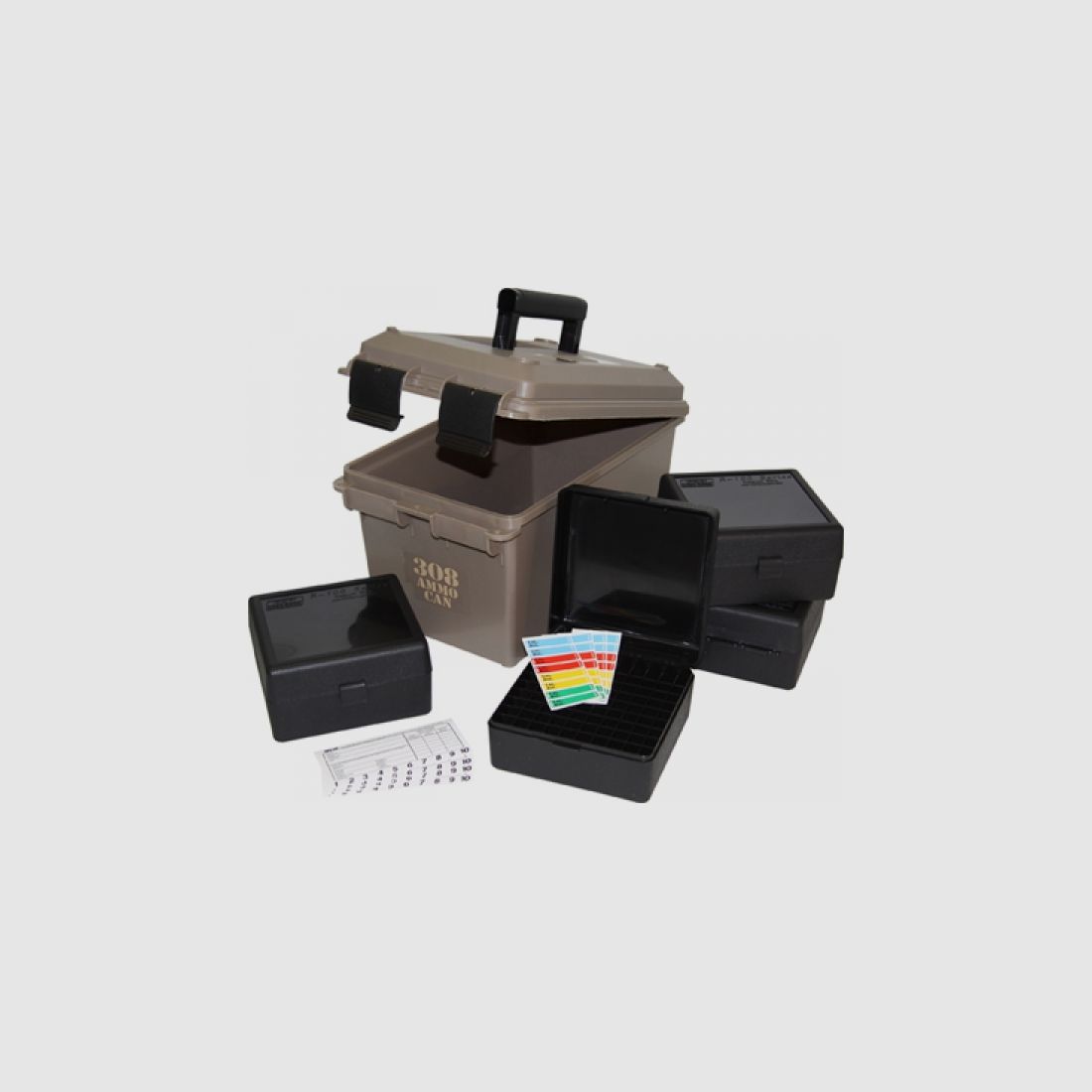 MTM BOÎTE À MUNITIONS ACC9 POUR 1000 PCS 9MM CARTOUCHES, image 2 sur 2