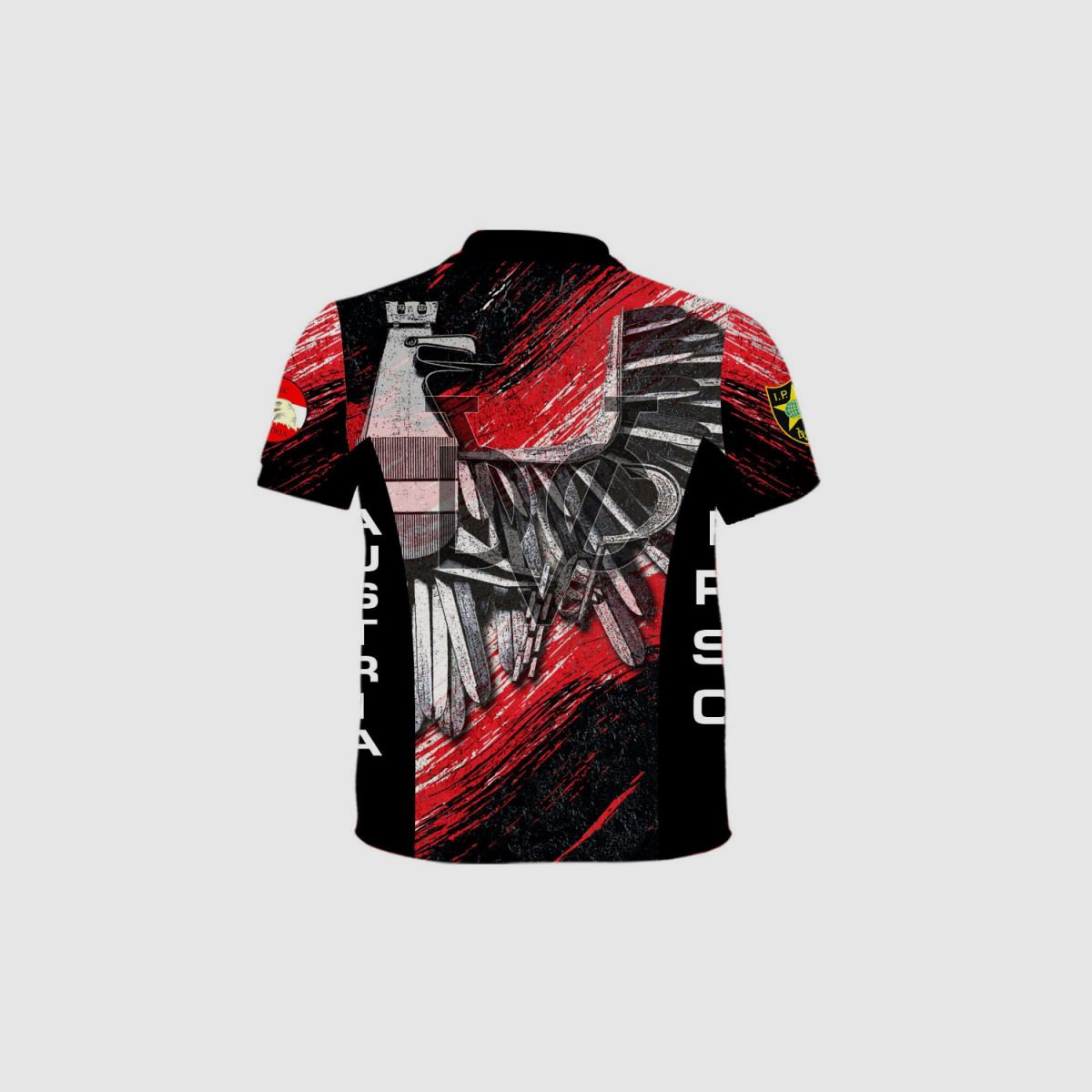 DED IPSC Österreich T-Shirt, Größe: XXL, Benutzerdefinierter Name: Kein Name, Kleidungstyp: Kinder, Bild 3 von 3