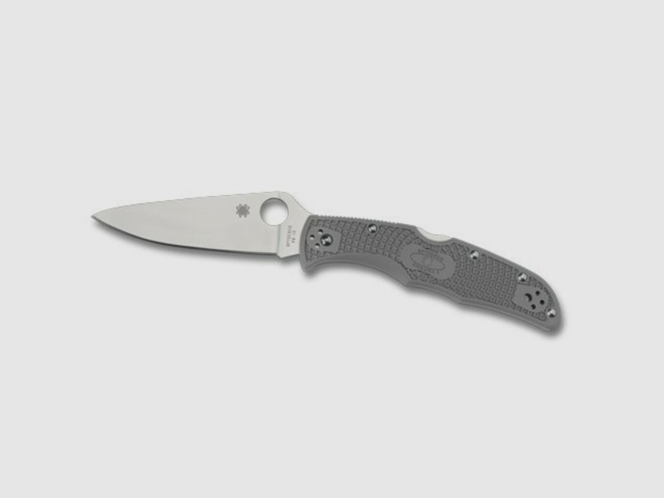 Navaja Spyderco Endura 4 FRN Flat Gris Liso, imagen 1 de 2