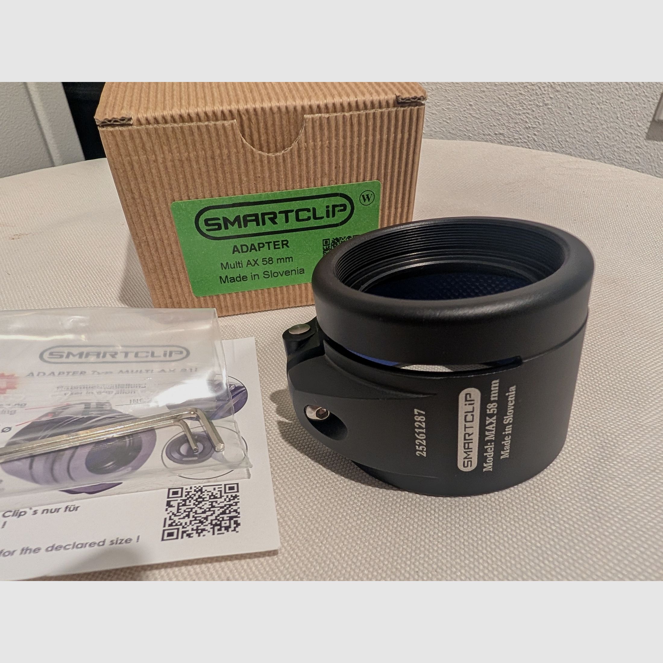 NEU / Smartclip Adapter AS Multi AX 52x0,75 / MAX 58mm / NEU