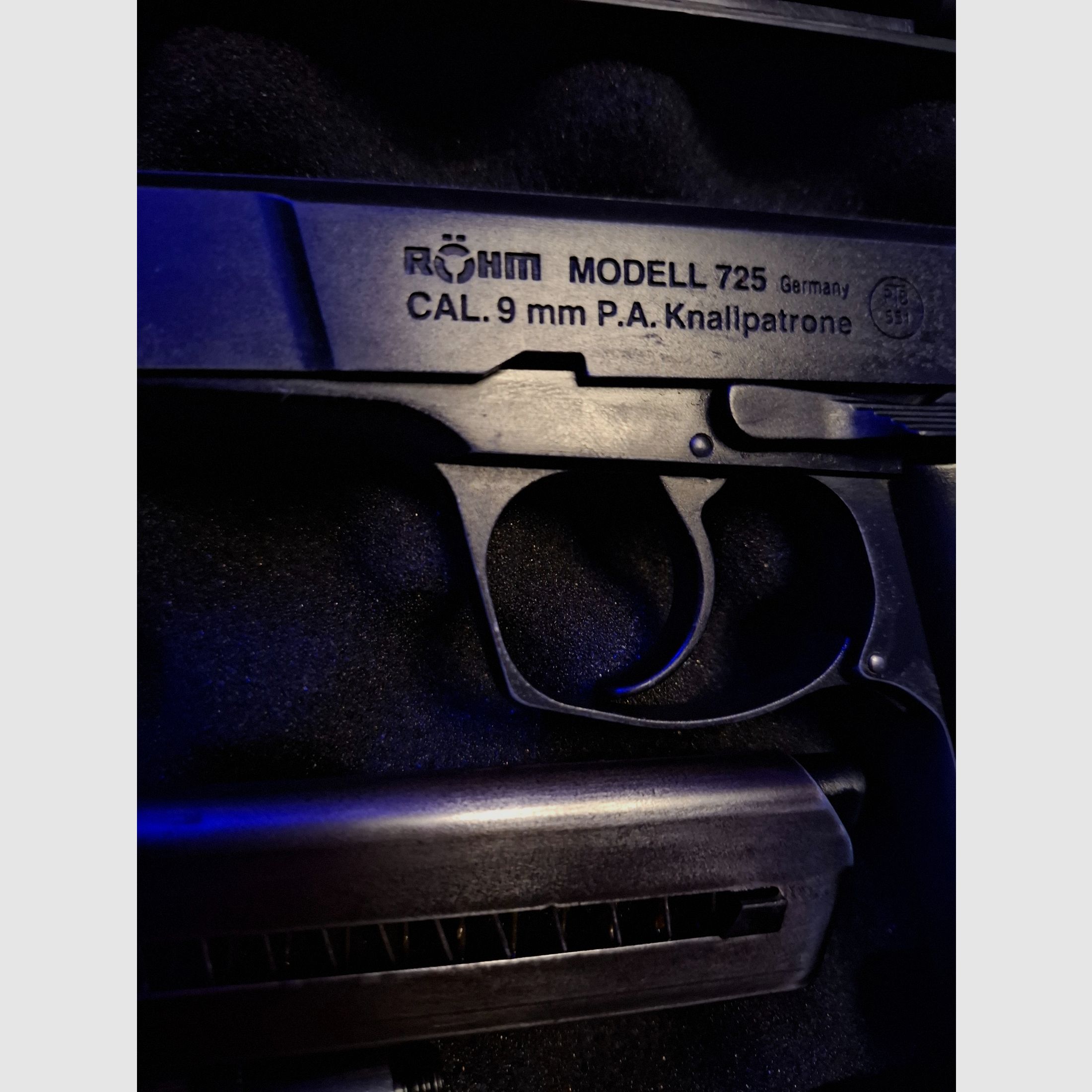 Röhm RG 725  PTB 551  9mm P.A.K. , Bild 2 von 4