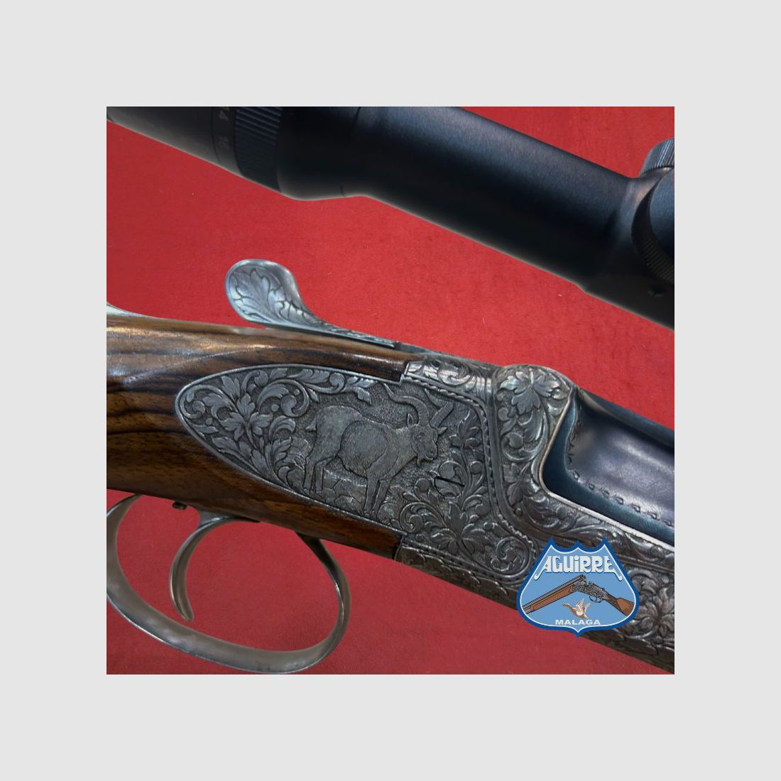 Einzelne Büchse Zanardini handgraviert Kal. .270 WBY Mag + Zielfernrohr Swarovski 6-18×50, Bild 6 von 9