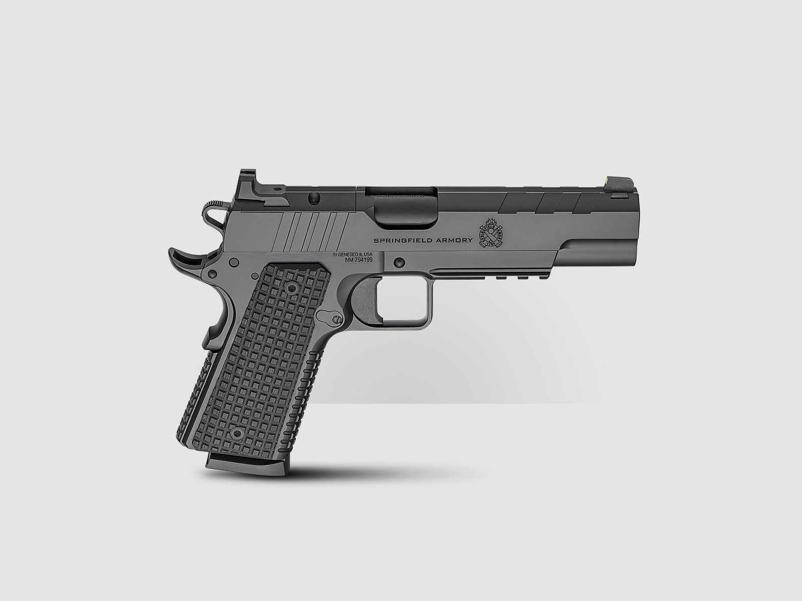Springfield Armory 1911 EMISSARY AOS PISTOL, .45 ACP, 5“, BLK