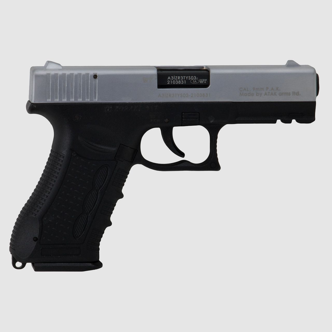 Schreckschuss Pistole Zoraki 917 Chrom matt chrom schwarz PTB 1073 Kaliber 9 mm P.A.K. (P18)