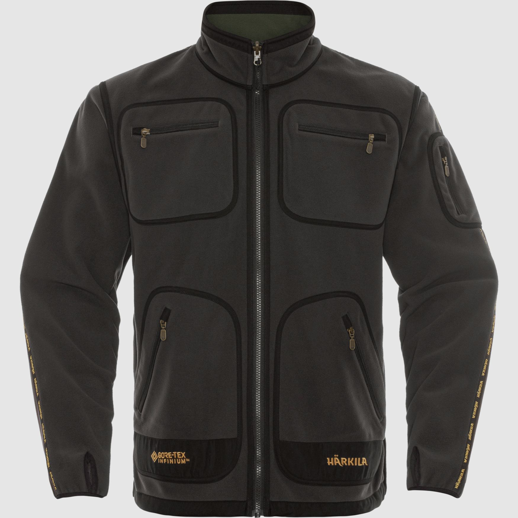 Härkila Kamko Fleecejacke Grey/ Green