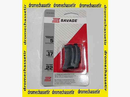 CHARGEUR SAVAGE MKII 22LR / STEVENS CAL.22LR 5 COUPS 90005+