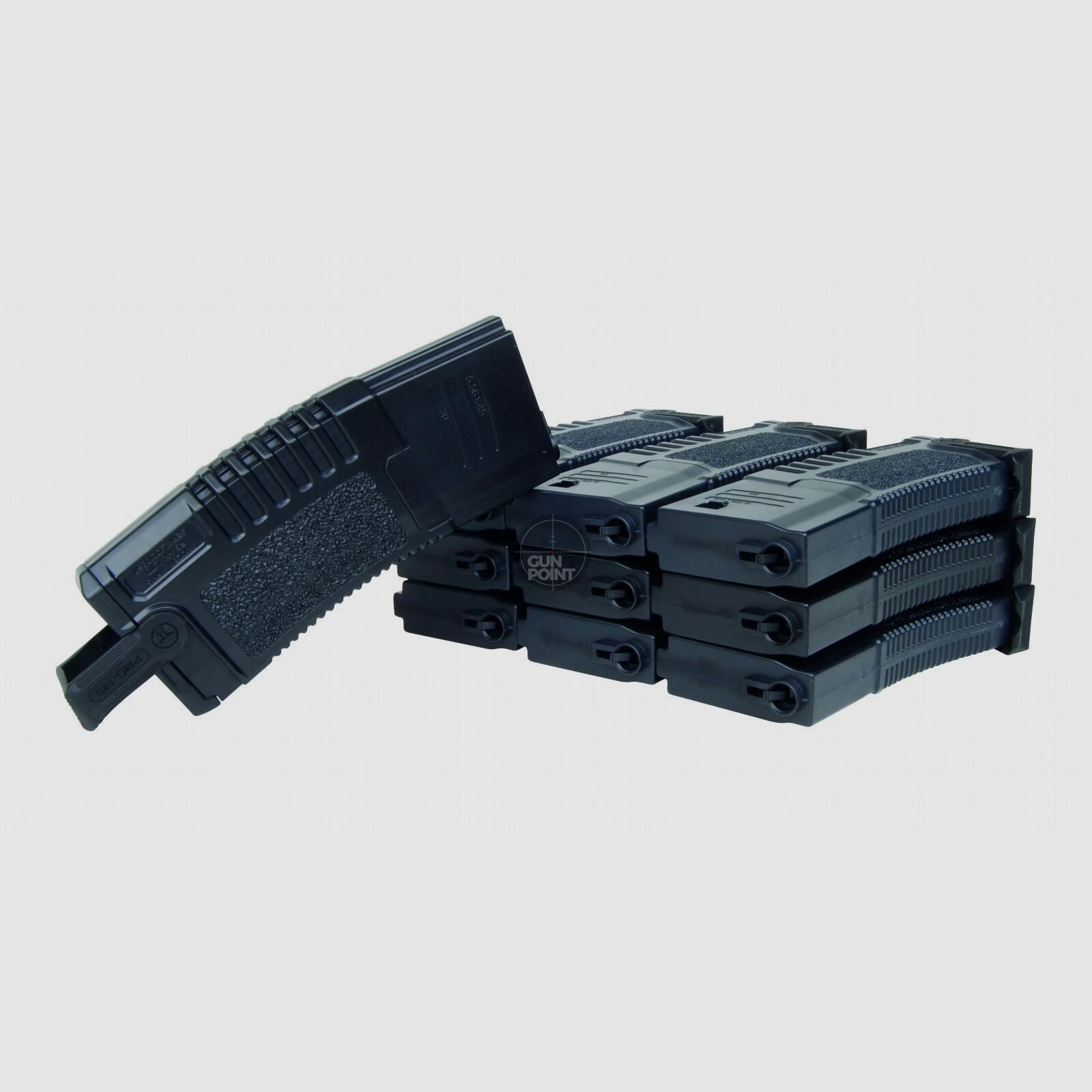 Magazin fr Softair - Ares - Mid Cap AMOEBA 10er Pack - AEG / S-AEG Schwarz