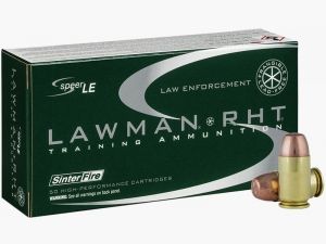 Speer Lawman RHT .45 GAP 140GR Sinterfire Frangible 50 cartouches