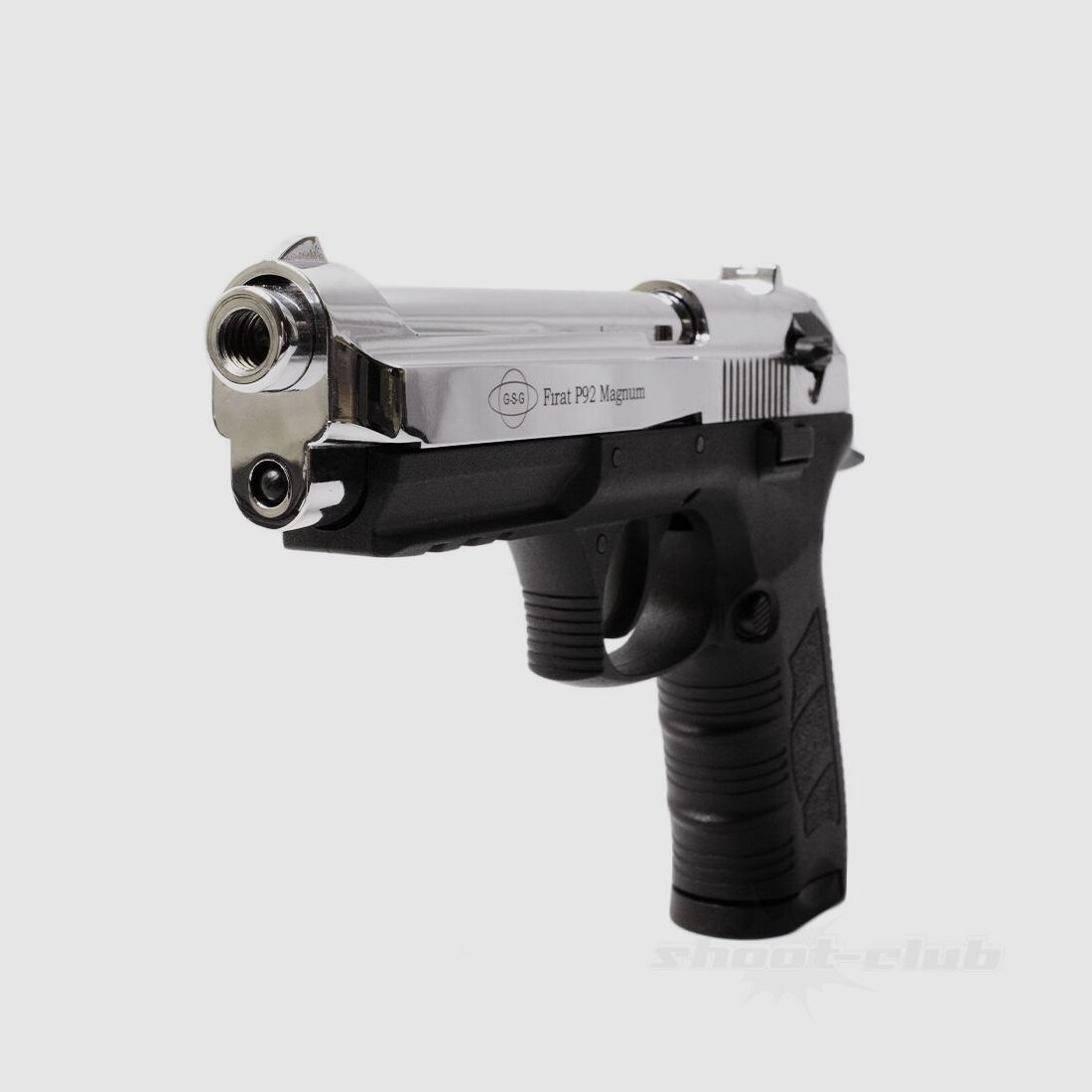 Ekol Firat P92 Magnum blank firing pistol 9mm P.A.K. chrome