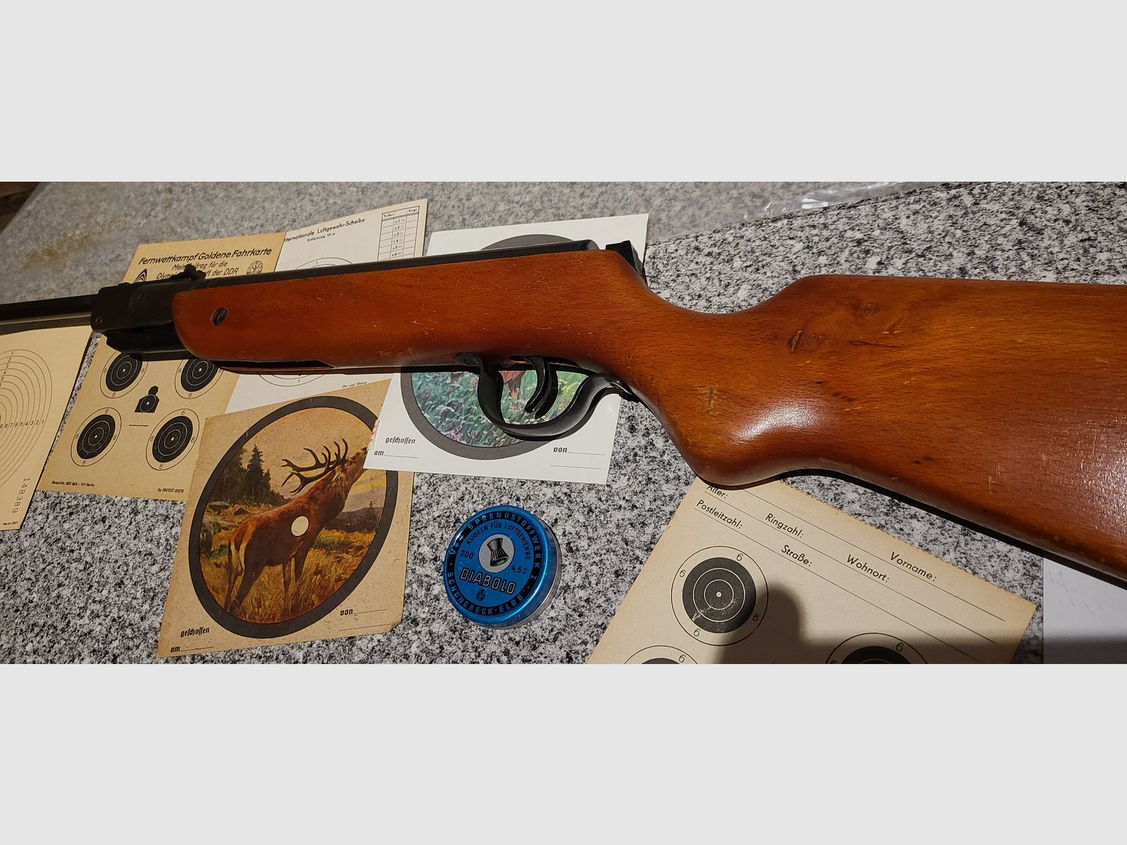 Luftgewehr Haenel Knicker Modell 300
