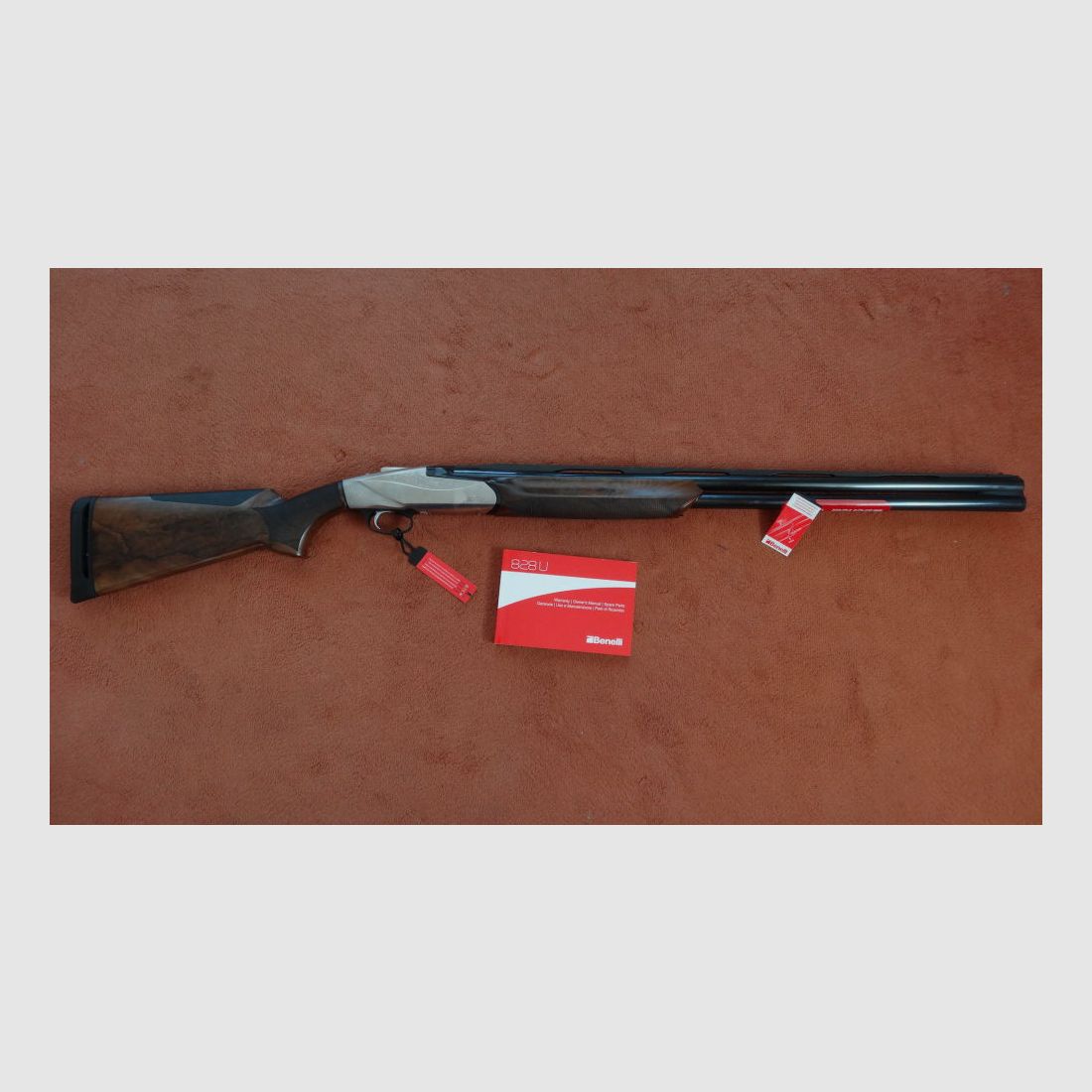 Benelli Bockflinte: Benelli 828U-Silver-Cal. 12/76