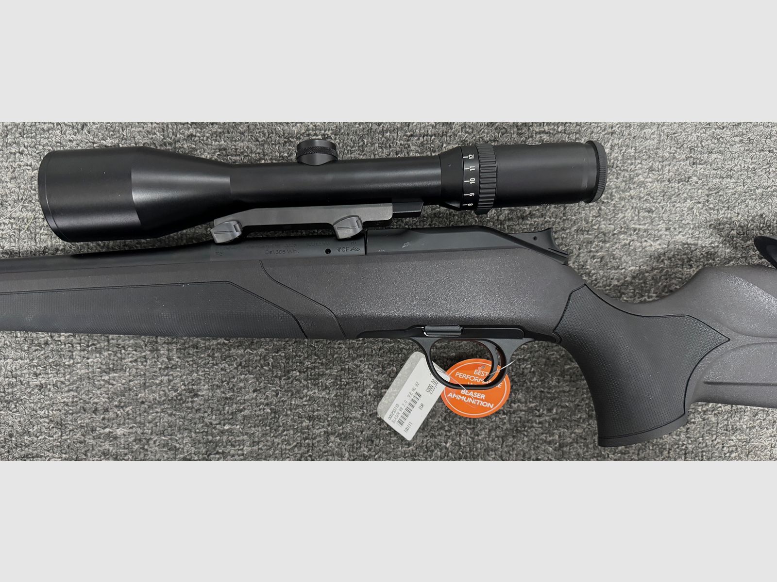 Blaser R8 Professional 2.0 - .308 Win. + M15x1 + LL 52cm + Schmidt&Bender 3-12x50 - Neuwaffe mit gebrauchtem ZF