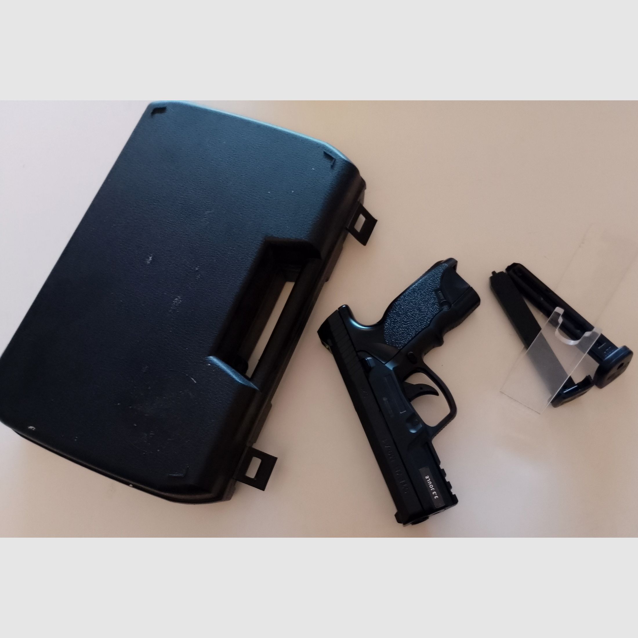 ASG Steyr Mannlicher M9A1 CO2 Luchtpistool Kal. 4,5mm BB Non Blowback zwart, afbeelding 5 van 8