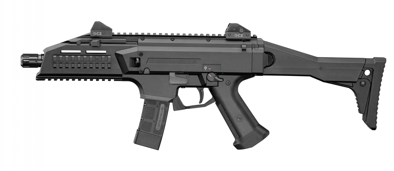 CZ – Halbautomat / Scorpion EVO 3 S1 / Black / 9mm Luger, Bild 2 von 3