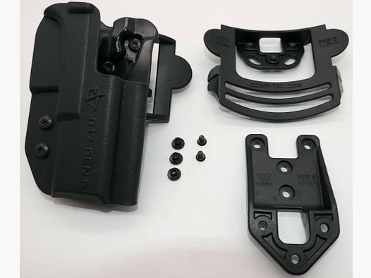 Comp-Tac Glock 17 / 45 GEN5 COMP-TAC International KYDEX Holster rechts zwart IPSC goedgekeurd